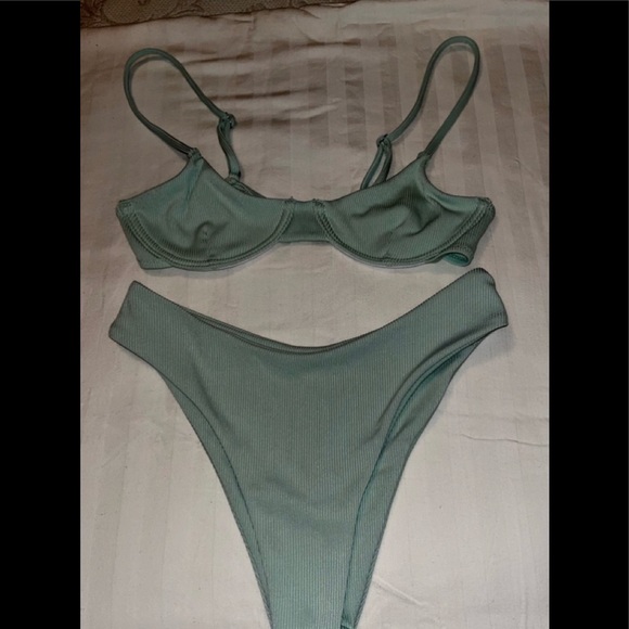 SHEIN, 2 Piece, Top & Bottom, Size Small, Mint Green - Picture 1 of 9